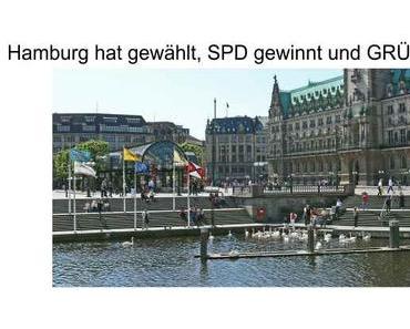 Hamburg hat gewählt, SPD gewinnt und GRÜN regiert…