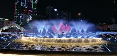 Nguyen Hue Street Brunnen