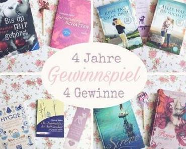 [Auslosung] Gewinnspiel zum 4. Bloggeburtstag