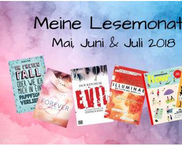 [Lesemonate] Mai, Juni & Juli 2018