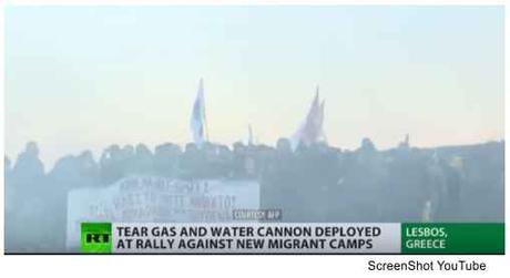 Auf Lesbos demonstrieren die Anwohner, doch die dortigen Migranten wollen sowieso nach Deutschland