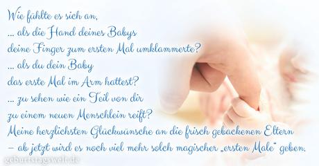 Geburtstagswunsche zum baby
