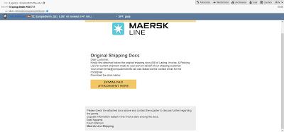 Shipping details von Maersk Line Shipping