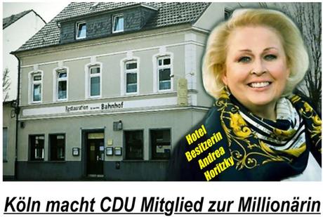 Köln macht CDU Mitglied zur Millionärin