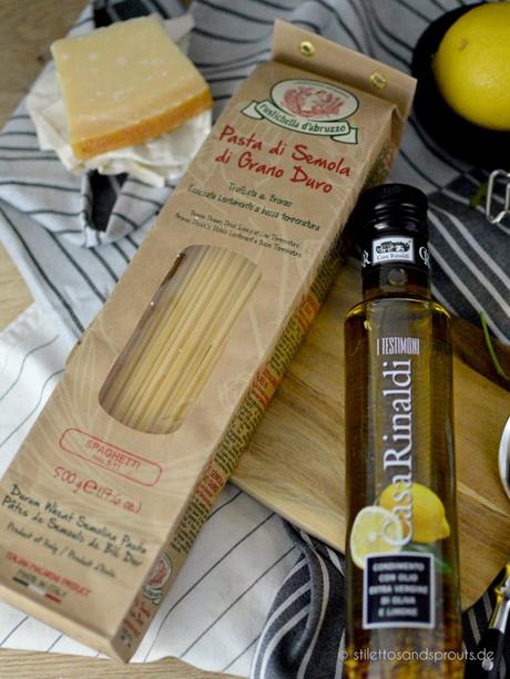 Die richtige Pasta und ein mit Zitrone aromatisiertes Olivenöl sind wichtig