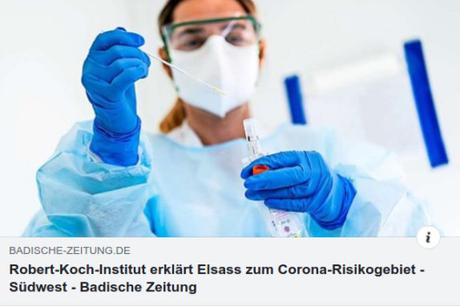 COVID-19 | RKI erklärt Region Grand Est zum Risikogebiet