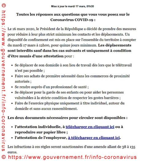 COVID-19 | Macron verhängt Ausgangssperre «Nous sommes en guerre» et «Les déplacements sont interdits»