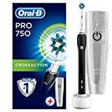 Oral-B PRO 750 Special Edition Elektrische Zahnbürste, mit Gratis Reise-Etui, schwarz