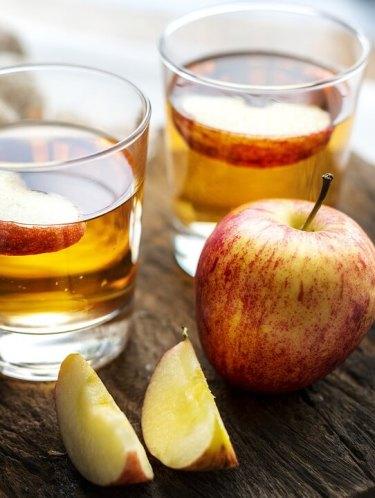 Apfelessig trinken