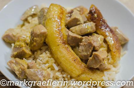 Fläskfile med banan – Schweinefilet mit Bananen und Curry (Schweden)