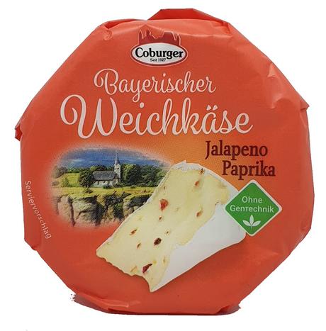 Coburger - Bayerischer Weichkäse Jalapeno Paprika