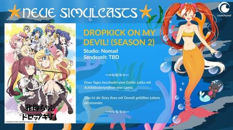 Dropkick on My Devil! – Zweite Staffel im Simulcast bei Crunchyroll