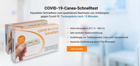 Coronavirus Covid-19 Schnelltest jetzt online kaufen