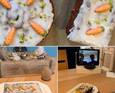 Lass uns gemeinsam Kuchenessen – oder – Rüblikuchen via Skype