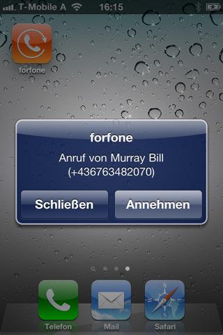 forfone – 100% kostenlos telefonieren und SMS untereinander versenden (Gutscheinaktion: inkl. 5 EUR Guthaben)