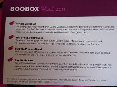 Boobox Mai 2011 - unpacked!