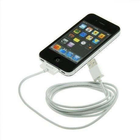 USB Ladekabel für Apple iPhone 3G/3GS/4, iPad/2, iPod – 147cm lang