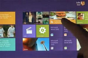 Microsoft stellt Windows 8 für PC und Tablets vor.