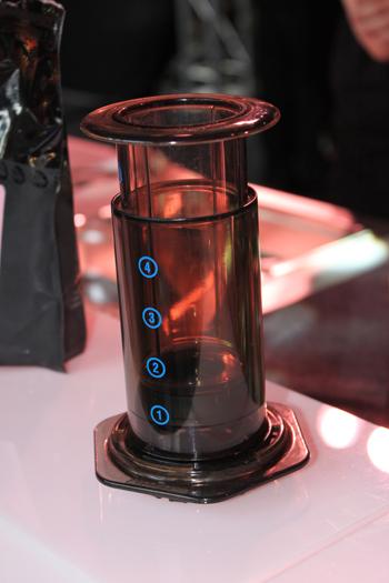 AeroPress Kaffee-Zubereitungsgerät