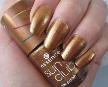 NOTD: essence BLONDI BEACH limited edition nailpolish – 05 BBC golden sands
