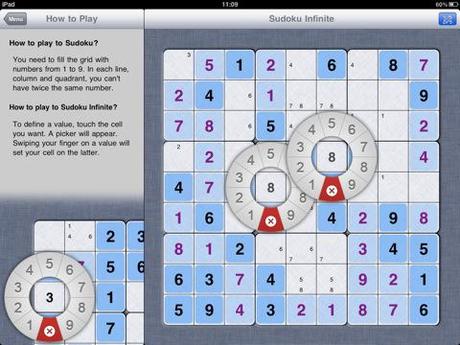 Sudoku Infinite – Eine gelungene Sudoku Version mit Notizfunktion in einer kostenlosen Universal-App