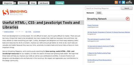 smashingmag htmlcssjstools HTML, CSS und JavaScript Tools und Bibliotheken