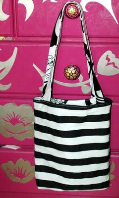 Black and White Reversible Bags