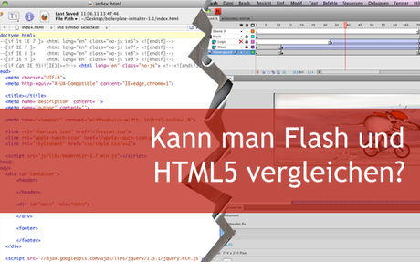 flashvshtml5 Kann man Flash und HTML5 vergleichen?