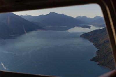 scenig flight Milford Sound to Queenstown, New Zealand