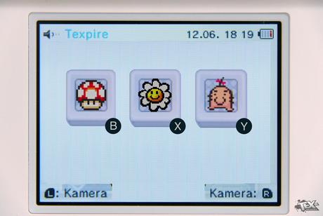 Das neue Interface des Nintendo DSi Topscreen