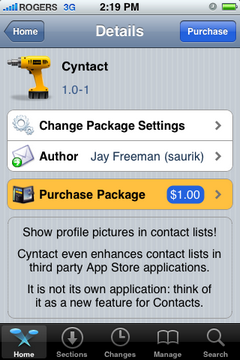 [Cydia] Mit Cyntact die Kontaktbilder in der Kontaktliste