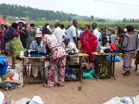 zeitgenössische Textilproduktion in Ruanda