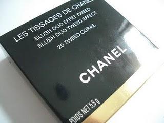 Chanel Les Tissages de Chanel Blush Duo Tweed Effect "20 Tweed Corail"