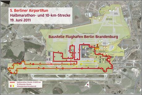 ‘Wochenende ist Halbmarathon-Zeit’ oder ‘ab über die Großbaustelle Flughafen Schönefeld’