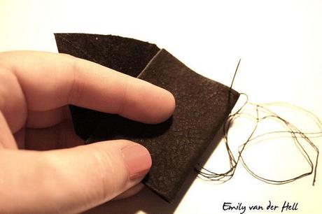 [DIY] Leather - Envelope - Pendant