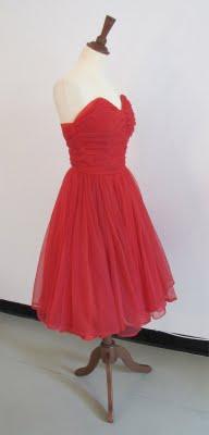 [Blogsale] 50s Vintage Kleid in rot