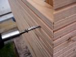 Holzdielen auf Unterkronstruktion schrauben