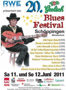 20. Grolsch Bluesfestival, 11.06. & 12.06.2011 in Schöppingen – Bericht