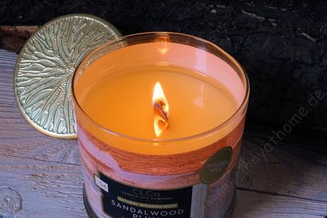 In meiner Duftkerzen Sammlung gibt es etwas ganz neues - eine Kerze mit Holzdocht! #CandleLite #Holz #Entspannen
