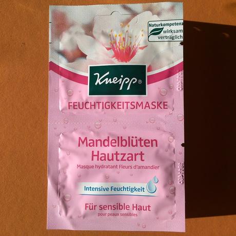 [Werbung] Kneipp Feuchtigkeitsmaske Mandelblüten Hautzart + Körperpflege Inventur