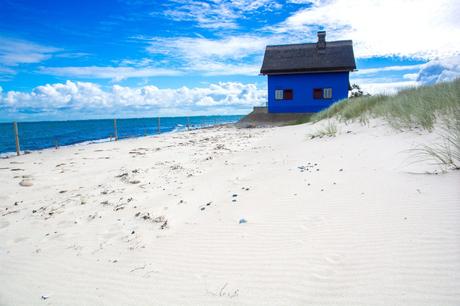 Wassertemperatur Heiligenhafen: Strandvilla Blaues Haus auf Landzunge im Naturschutzgebiet Graswarder