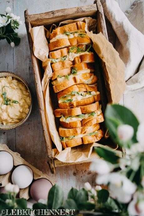 Eiersalatsandwiches aus Brioche – Osterresteküche