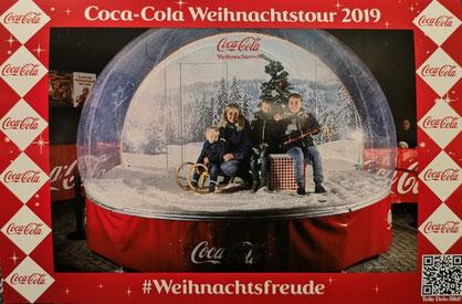 Coca-Cola Schneekugel, Weihnachtstrucks, Hobbyfamilie Blog