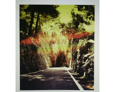 Blick vom Tunnel auf die Cala Figuera