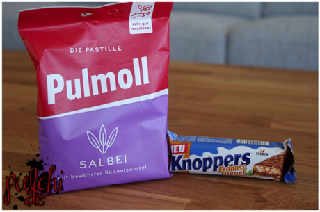 Pulmoll Salbei || Knoppers ErdnussRiegel