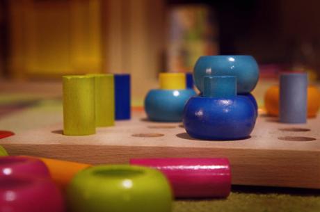 Besten Spielzeug für Kinder ab 2 Jahre Haba Bunte Kringel Steckspiel aus Holz