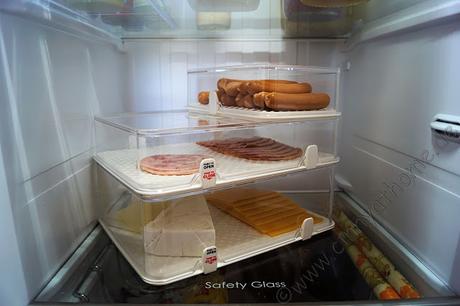 Der neue Side-by-Side Kühlschrank bietet viel Platz, also mussten neue Boxen für die Ordnung her #Tescoma #PURITY #FRESHBOX