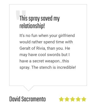 Anti-Gaming-Spray rettet Beziehungen