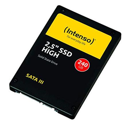 Intenso High Performance interne SSD 240 GB (6,3 cm (2,5 Zoll), SATA III, 500 MB/Sekunden) schwarz