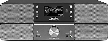 TechniSat DIGITRADIO 361 CD IR - DAB+/Internetradio (WLAN, LAN, DAB, UKW, CD-Player, Bluetooth, Radiowecker, WiFi Streamingfunktion, AUX-In, Stereo, 2 x 5 Watt Lautsprecher, Fernbedienung) anthrazit
